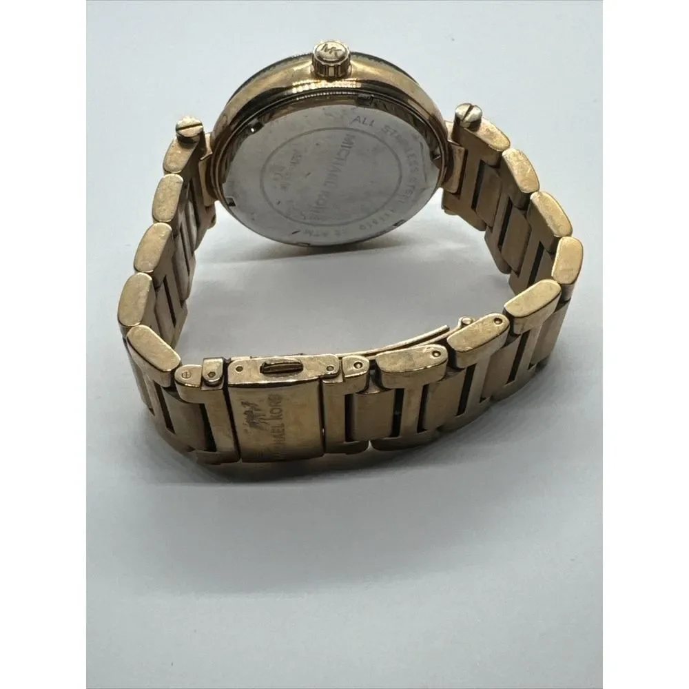 Michael Kors Skylar MK5868 Women Crystal Pave Dial Rose Gold Wrist Watch JNA807
